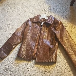 Wilson's vintage leather blazer